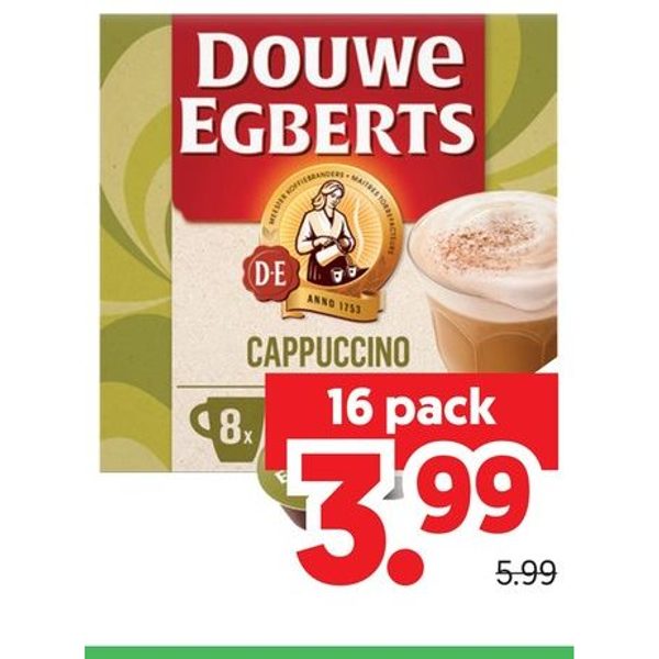 Douwe Egberts cappuccino