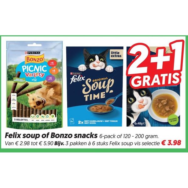 Bonzo Picnic Variety of Felix Soup