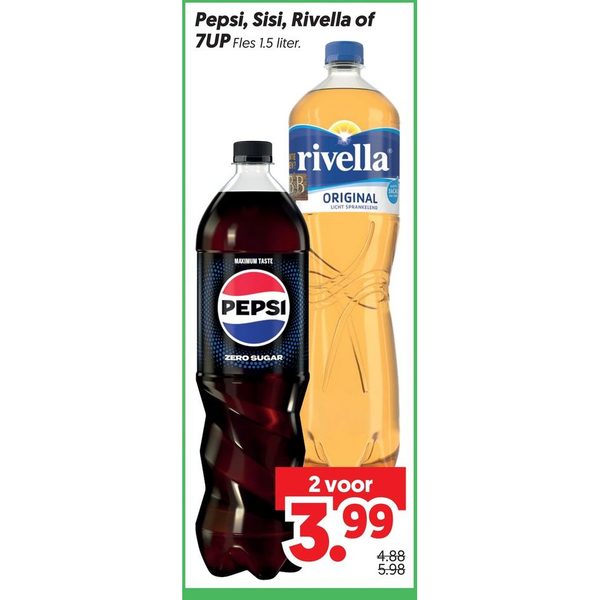 Pepsi, Sisi, Rivella of 7UP