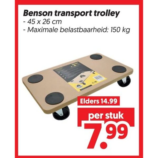 Benson transport trolley