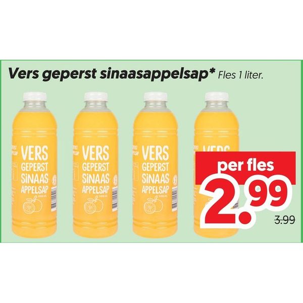 Vers geperst sinaasappelsap