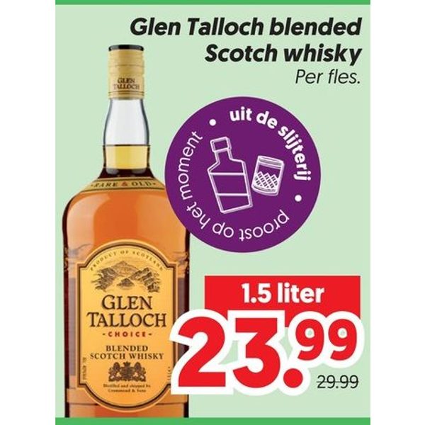 Glen Talloch blended Scotch whisky