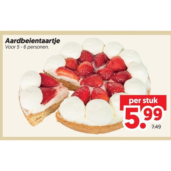 Aardbeientaartje