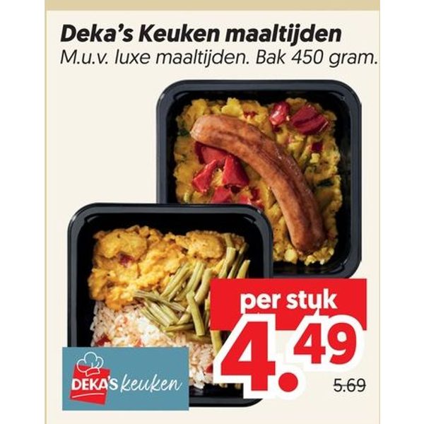Deka's Keuken maaltijden