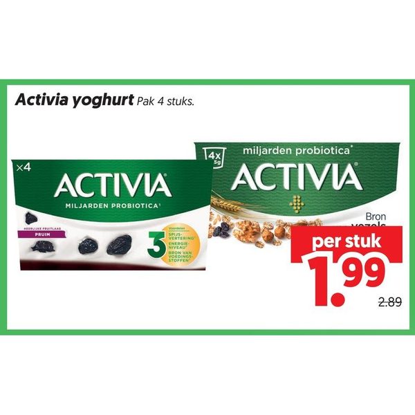 Activia yoghurt