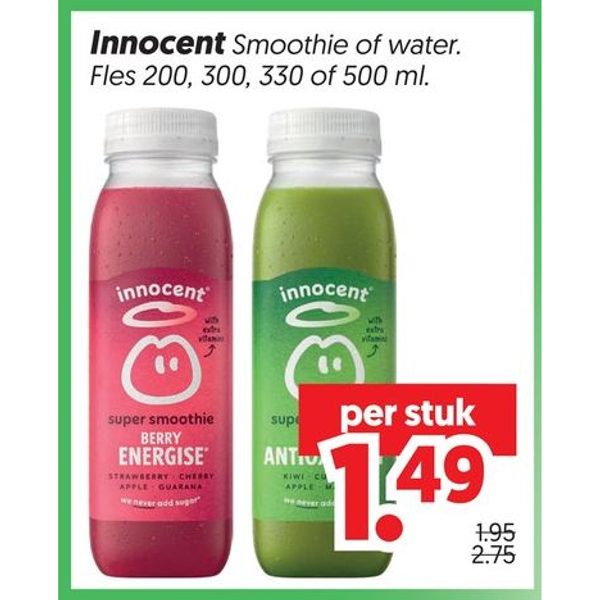 Innocent Smoothie of water