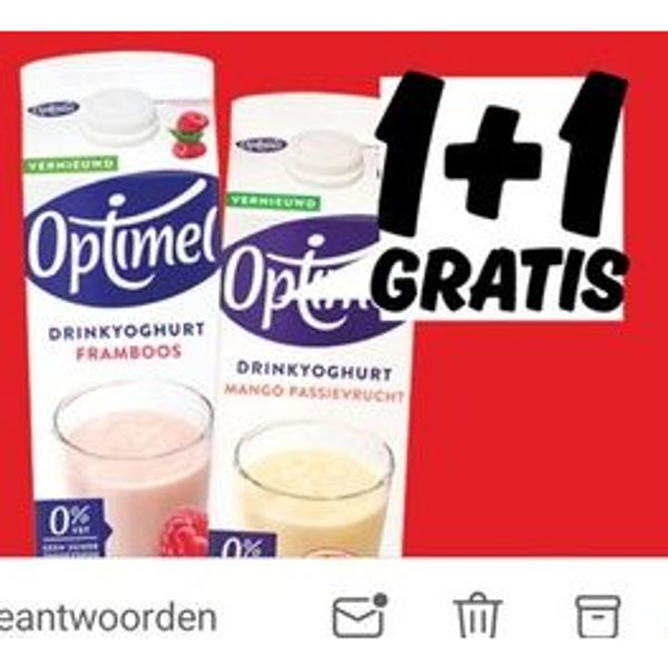 Optimel drinkyoghurt