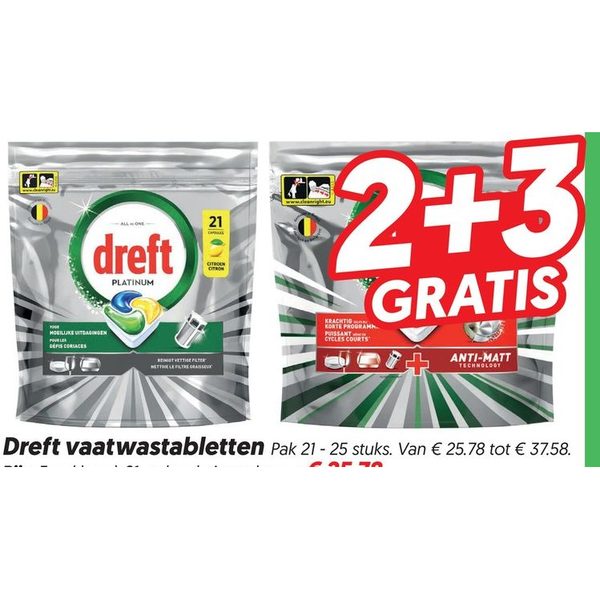Dreft vaatwastabletten