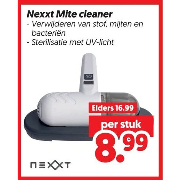 Nexxt Mite cleaner