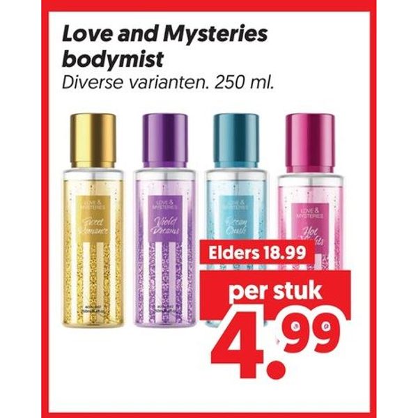 Love and Mysteries bodymist