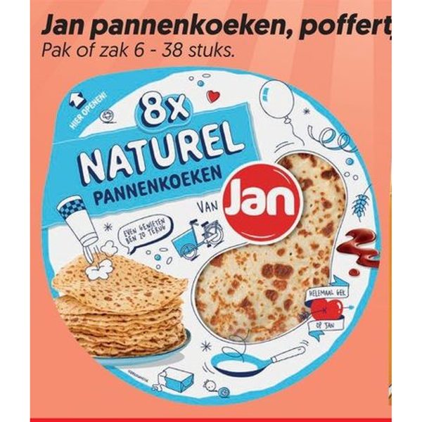 Jan pannenkoeken, poffertjes of pancakes