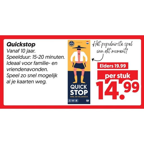 Quickstop kaartspel