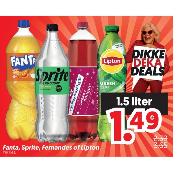 Fanta, Sprite, Fernandes of Lipton