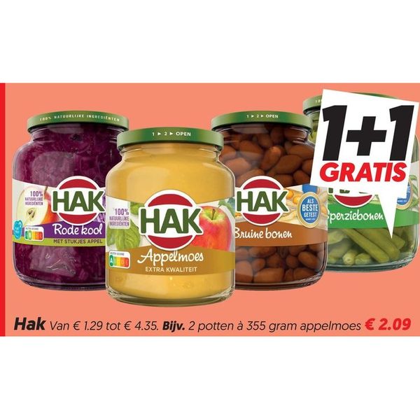 Hak groenten
