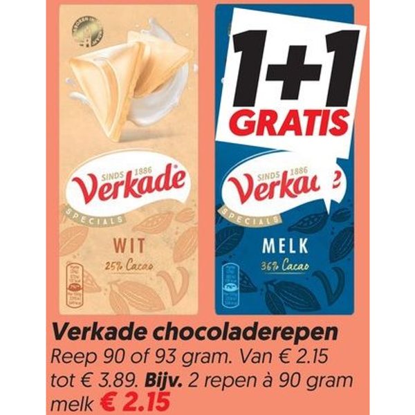 Verkade chocoladerepen