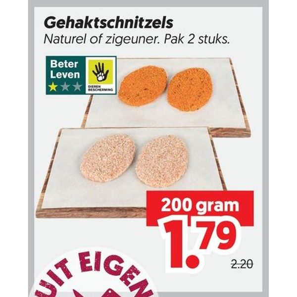 Gehaktschnitzels