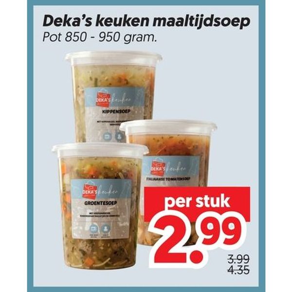 Deka's keuken maaltijdsoep