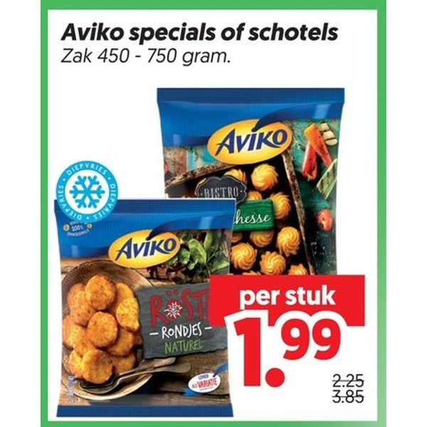 Aviko specials of schotels