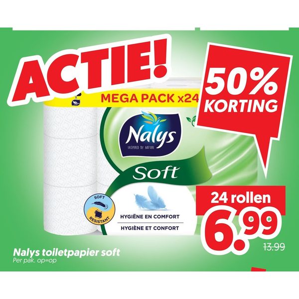 Nalys toiletpapier soft