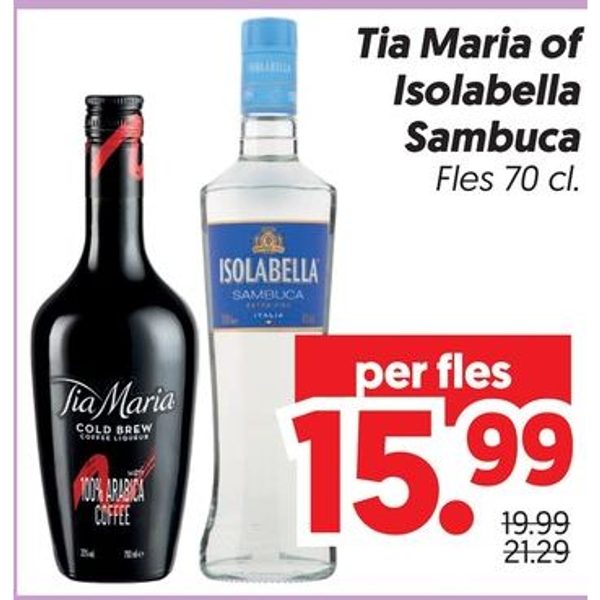 Tia Maria of Isolabella Sambuca
