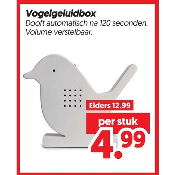 Vogelgeluidbox