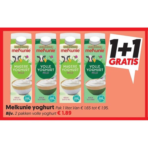Melkunie yoghurt