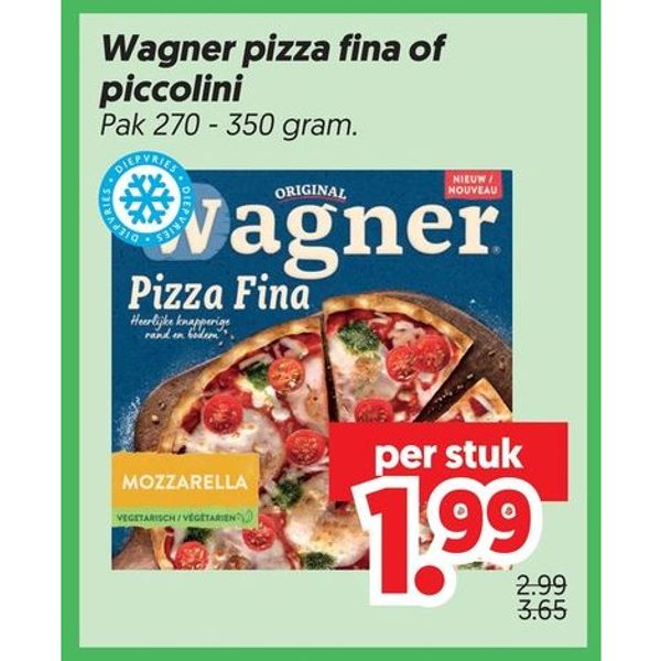 Wagner pizza fina of piccolini