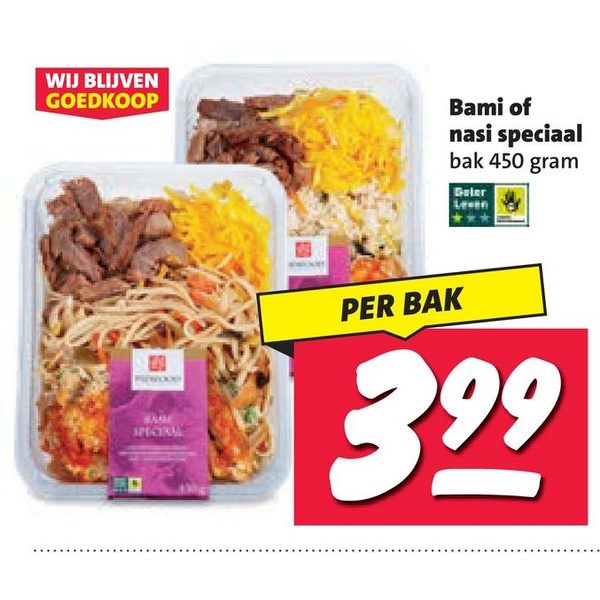 Bami of nasi speciaal