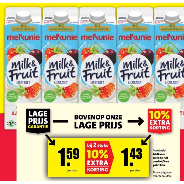 Melkunie Milk & Fruit