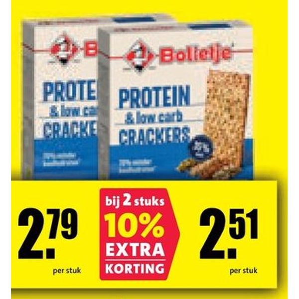 Protein & Low Carb Crackers