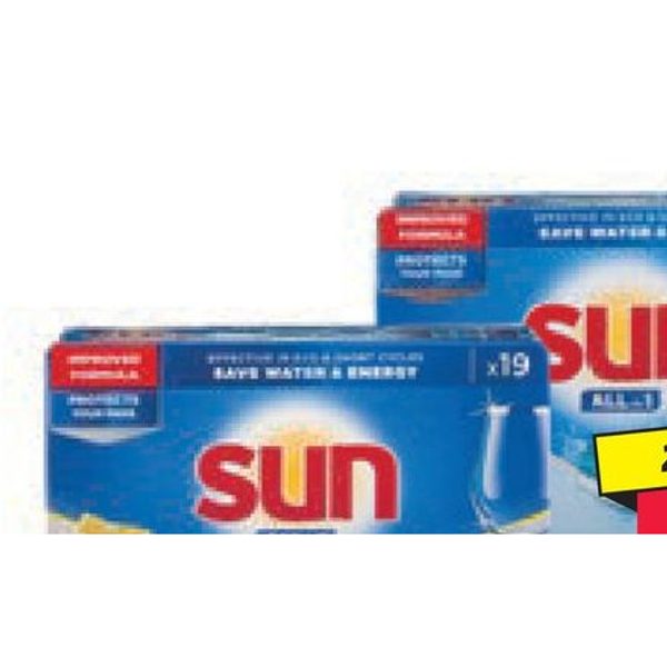 Sun vaatwastabletten all in 1