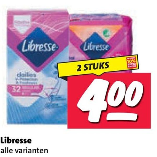 maandverband/inlegkruisjes