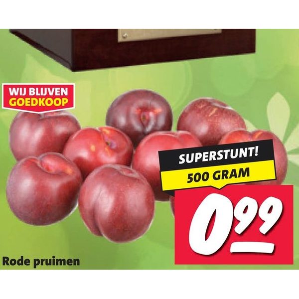 Rode pruimen