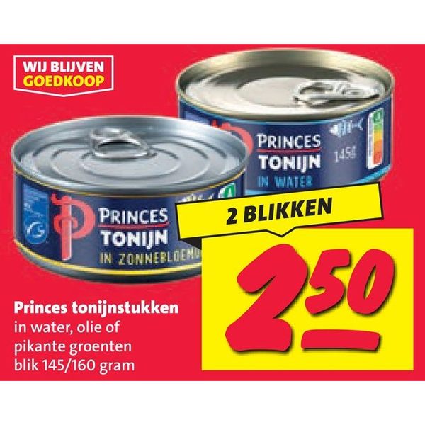 Princes tonijnstukken