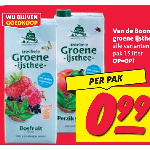 Van de Boom groene ijsthee