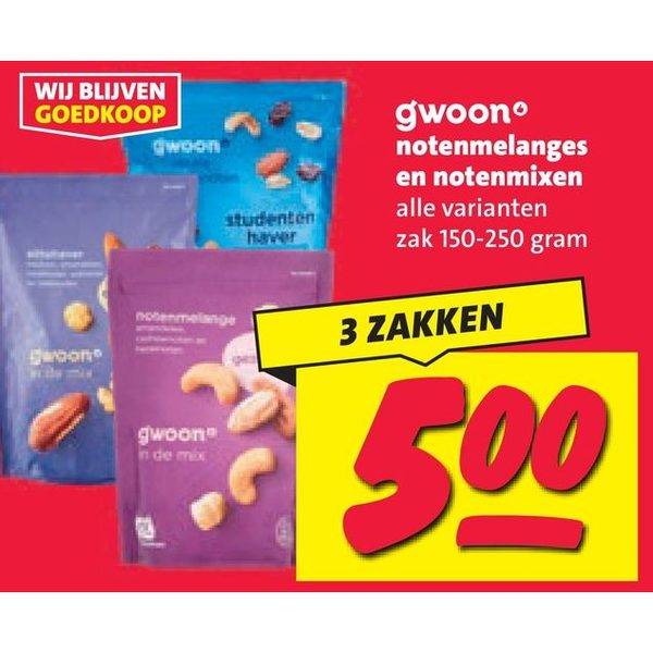 gwoon notenmelanges en notenmixen