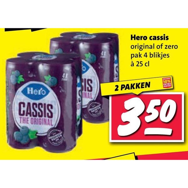 Hero cassis original of zero