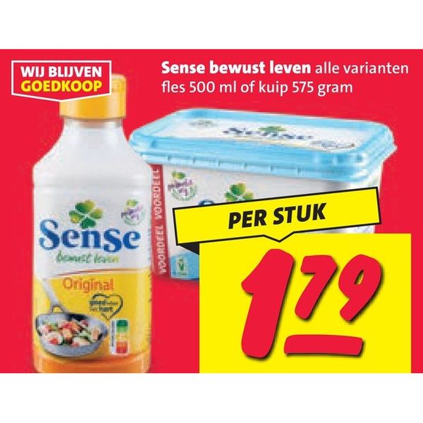 Sense bewust leven olie of margarine