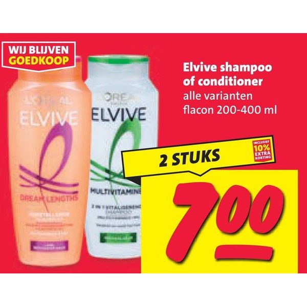 Elvive shampoo of conditioner