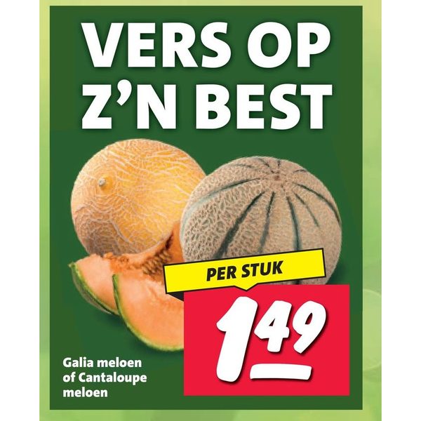 Galia of Cantaloupe meloen