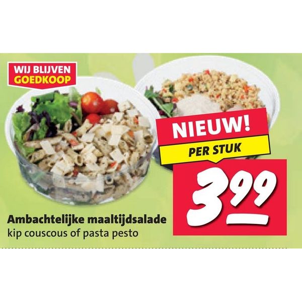 Ambachtelijke maaltijdsalade