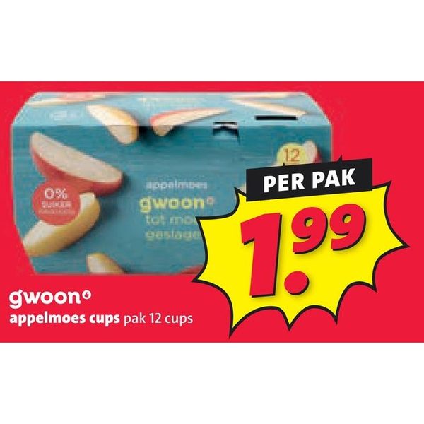 gwoon appelmoes cups