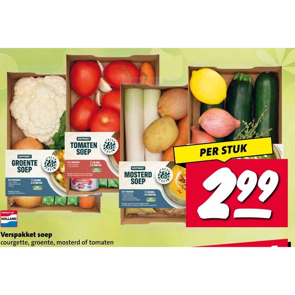 Verspakket soep