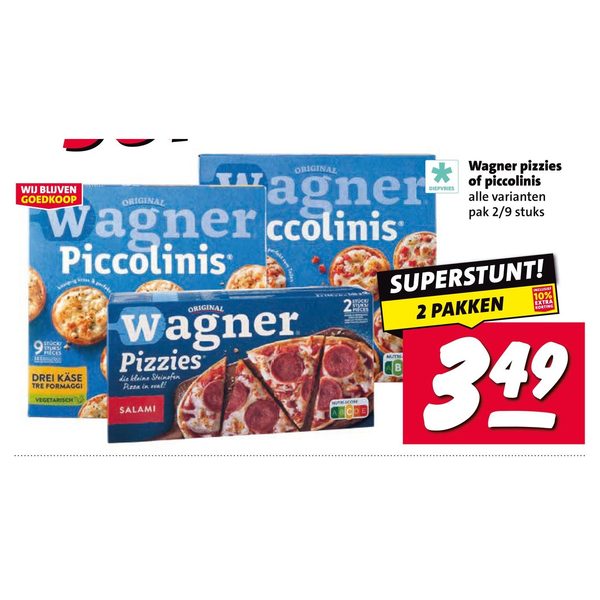 Wagner pizzies of piccolinis
