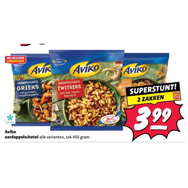 Aviko aardappelschotel