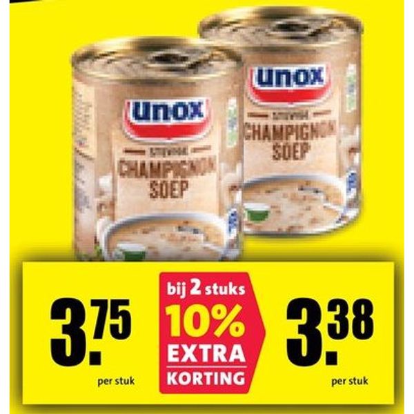 Unox Champignonsoep