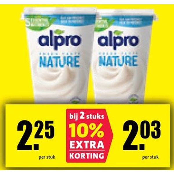 Nature Yoghurt alternatief