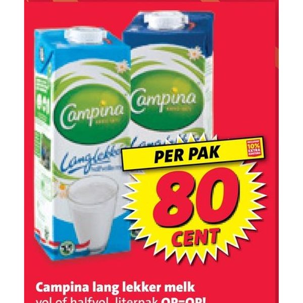 Campina lang lekker melk