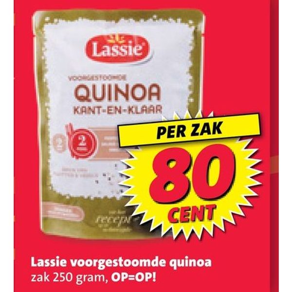 Lassie voorgestoomde quinoa