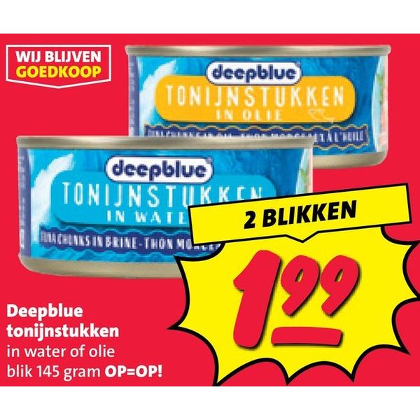 Deepblue tonijnstukken